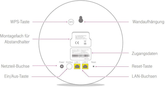 Telekom Speed Home WiFi Solo Repeater, WLAN Verstärker, Weiß