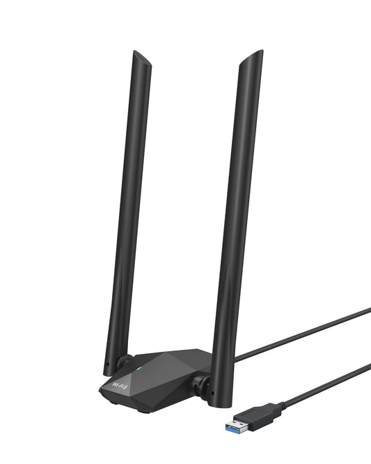 BrosTrend AX1800 WLAN Stick, WiFi 6 USB Adapter, Dualband, hohe Reichweite, Windows 10/11