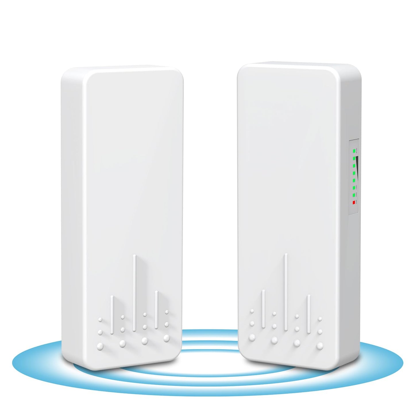 NICGIGA 5.8G Outdoor WLAN Bridge, Point-to-Point CPE, 4 km Reichweite, 2er Pack