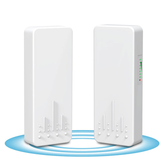 NICGIGA 5.8G Outdoor WLAN Bridge, Point-to-Point CPE, 4 km Reichweite, 2er Pack