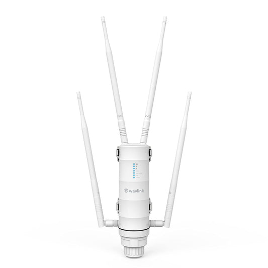 WAVLINK AC1200 Outdoor WLAN Access Point, Dualband Repeater, 1200 Mbit/s, PoE