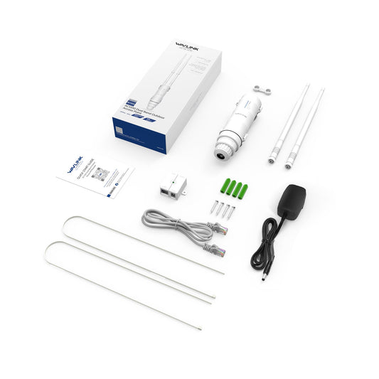 WAVLINK AC1200 Outdoor WLAN Repeater, Access Point, Dualband 1200 Mbit/s, PoE