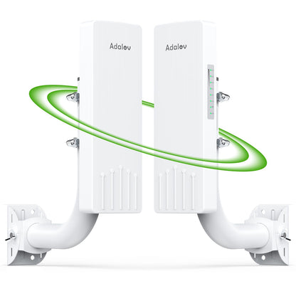 AdaLov CPE661 WLAN Bridge, 5GHz Outdoor Point-to-Point, 3 km Reichweite, IP65