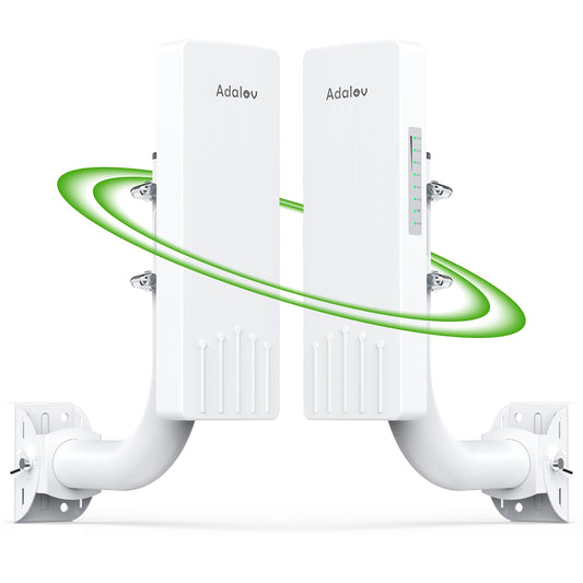 AdaLov CPE661 WLAN Bridge, 5GHz Outdoor Point-to-Point, 3 km Reichweite, IP65
